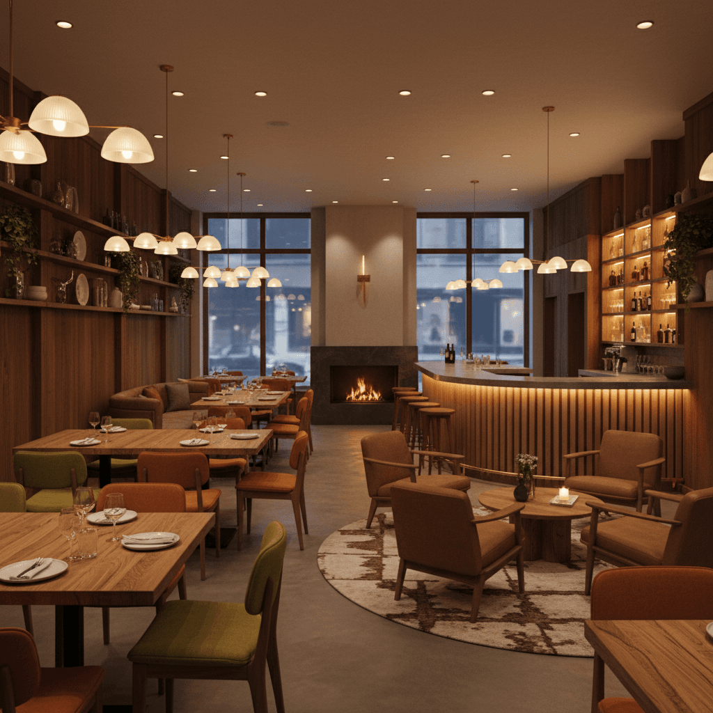 Interior del restaurante Wimpi Ocata