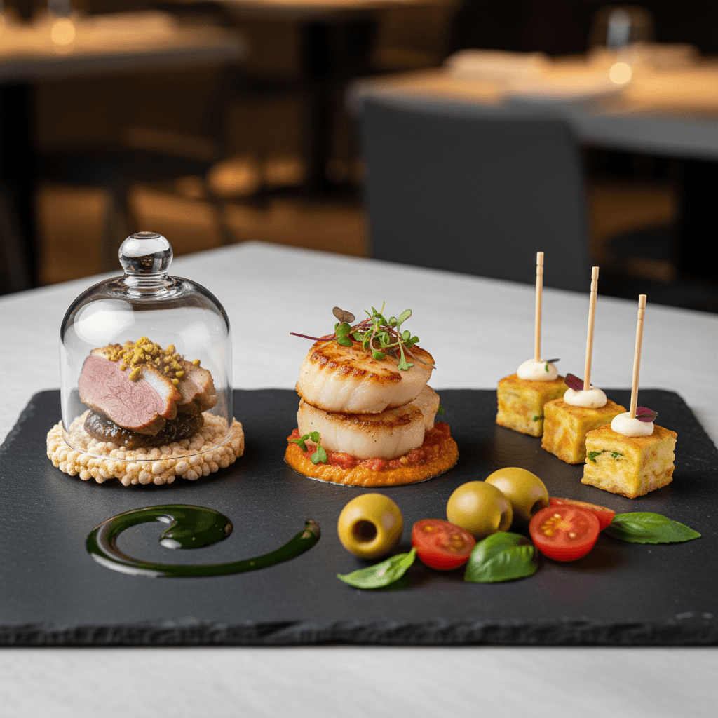 Platos de tapas creativas